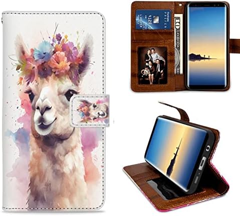 Чанта-портфейл Xioolia за Samsung Galaxy S7 Edge с Хубав принтом Панди Art-28, Мек Титуляр от TPU на Кожата, флип-надолу