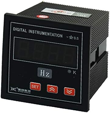 X-DREE AC 220V 0-9999 Led дигитален дисплей Правоъгълен програмируем панел м с PLC (AC 220V 0-9999 led дигитален дисплей