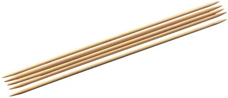 Tanimura Bamboo Swallow Rhody, Къса 6 спици, 5.9 инча (15 см), Спица № 5, за плетене, за Бамбук, Ръкоделие, Плетиво
