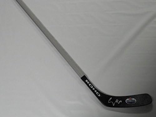 Стика за хокей с автограф на Сам Гэгнера Едмънтън Ойлърс - Стик за хокей в НХЛ с автограф
