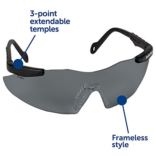 Защитни очила Smith and Wesson (19823), защитни очила Magnum 3G, Дымчатые лещи в черна рамка