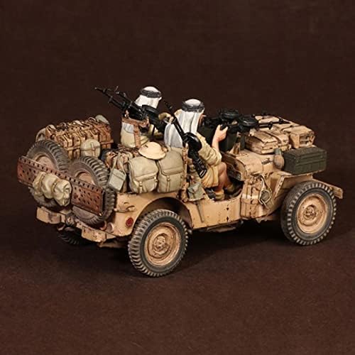 Goodmoel 1/35 Комплект за моделиране войник от смола Патрулна четата на Втората Световна война в Северна Африка