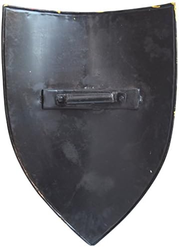 Средновековен Метален Щит, Щит Крестоносца, Боядисан метален ABS