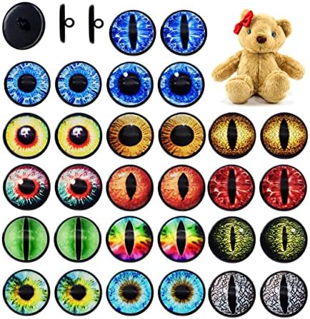 10 mm 15 двойки Шият Очите за Меки играчки Мечка на една Кука Амигуруми Копчета Занаяти Аксесоари Плюшен Кукла Очите на