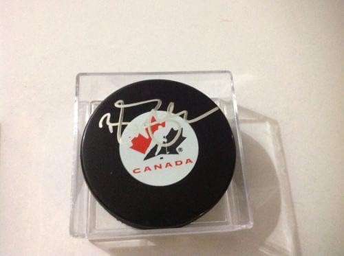 Брендън Shanahan подписа хокей шайба на националния отбор на Канада PSA DNA COA с автограф c - за Миене на
