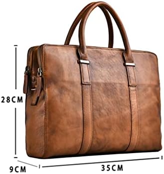 Дебел Портфейл, Мъжка чанта на едно рамо, Ежедневни Бизнес чанта-Месинджър за лаптоп, Офис чанта (Цвят: A, Размер:
