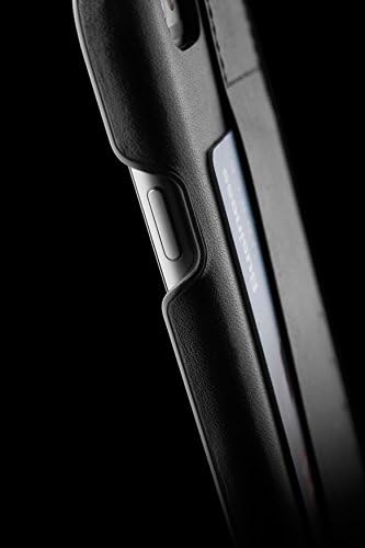 Кожен калъф-портфейл Mujjo 80 градуса за iPhone 6 (s) (4.7 инча) - с Новата технология за формоване на ръба (Сив)