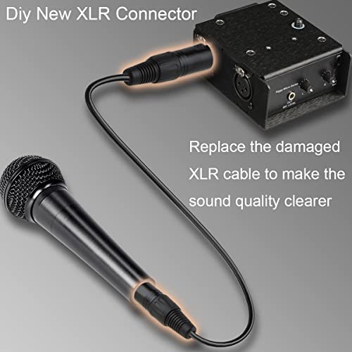DKARDU 10ШТ 3-Пинов XLR конектор за запояване, 5 штекеров XLR и 5 штекерных съединители XLR Mic Змия, аудио жак