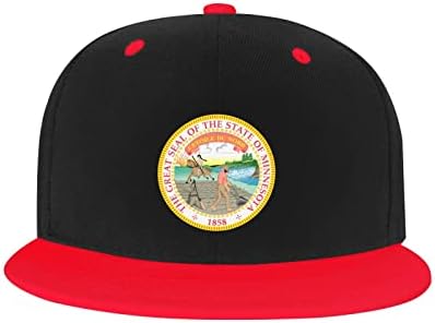 Детска бейзболна шапка BOLUFE State Seal of Minnesota, има добра дишаща функция, естествен комфорт и пропускливост на въздуха