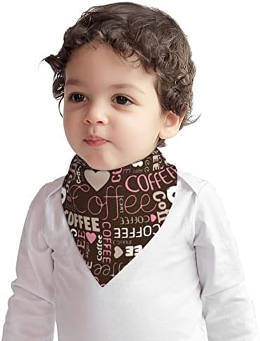 Augenstern Памучни Бебешки Лигавници Любителите На Кафе Хипстер Еспресо Детска Кърпа Лигавници За Никнене
