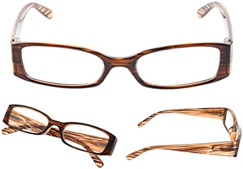 ОЧИЛА ЗА ЧЕТЕНЕ LUR 5 опаковки Женски Правоъгълни Ридеров Включват Слънчеви очила