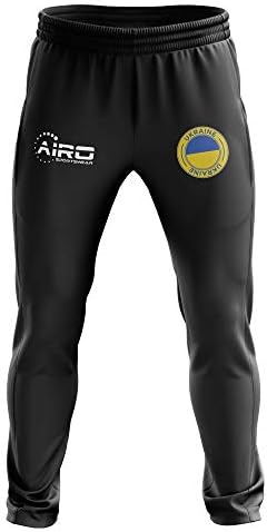 Футболни спортни панталони Airosportswear Украйна Concept (Черен)