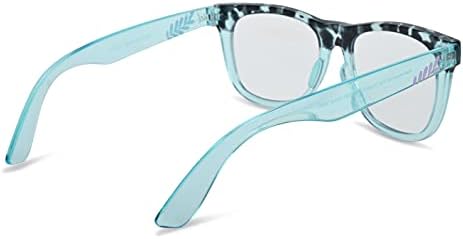 Малката Русалка, Сини Светозащитные Очила с калъф, Компютърни очила Дисни за жените, Защита на екрана точки (Светло синьо/черно)
