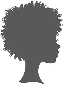 UNIK Шаблони Открита Афро-Жена с Кралицата на Шаблони Силуэтный Модел за Рисуване На Дрехи Дърво Платно Стени 11X8 инча Бял,