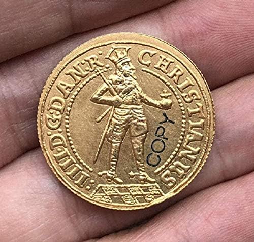 Challenge Coin 1648 Дания 2 Копирни Монети Dukater 25 5 ММ Колекция Копирни Декорации за Събиране на Подаръци Колекция от