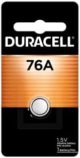 Алкална батерия Duracell 76A 1,5 В, 1 брой в опаковка, Алкална батерия 76A 1,5 В, Трайни за медицинските изделия,