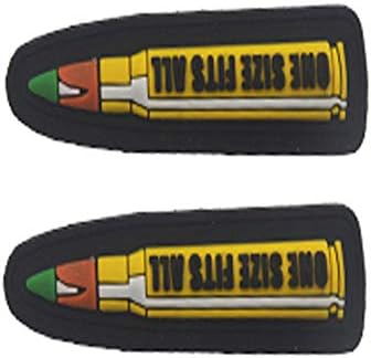 Мини Пистолет Куршум PVC Гумена Нашивка 3D Закопчалката Кука и Контур Поддръжка на Тактически Военни Ленти на Духа Икони (Многоцветни)