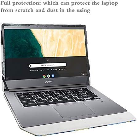 Калъф Alapmk за Acer Chromebook 714, Защитен калъф за 14-инчов лаптоп Acer Chromebook 714 CB714/Acer Chromebook Enterprise 714 и HP mt22 [Не е подходящ за ACER CHROMEBOOK 514 314/Chromebook 14 CB3-431], Звездна нощ
