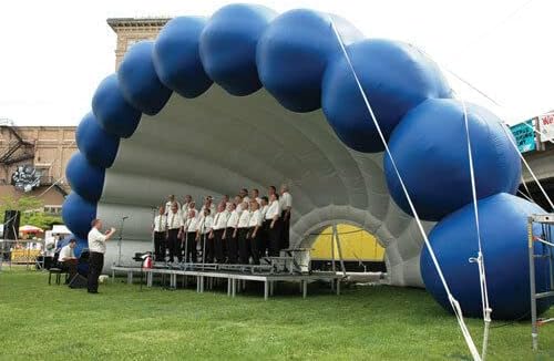 Раздувной търговски палатка на простора Двор етапа на концерта музика събития сватба раздувной (Размер: 20кс16кс11фт.)