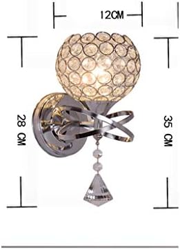 WSZJJ Wall lamp - Кристални Стенни Лампи, Нощни монтиран на стената Лампа, Стенни лампи за Дома с Крушка-жак в комплекта подарък