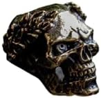 Паракордовая Топчета Caesar Zombie Skull - Каишка за Нож от Паракорда от бронз