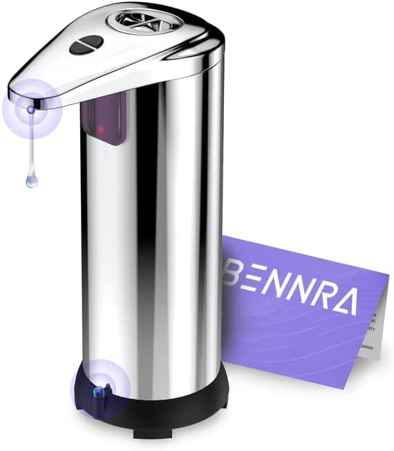 Автоматично дозиране система сапун Bennra/ (2022 Pro) Безконтактен 3 Нива, Захранващи дезинфектант за ръце за