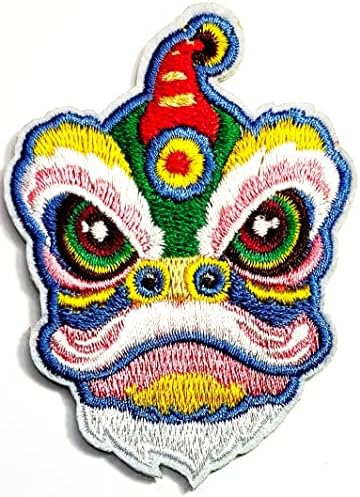 Салфетки Плюс 3шт. Пъстри китайски Ленти с изображение на Главата на Лъв, с Шарките на Ютия, с Бродирани Логото си,