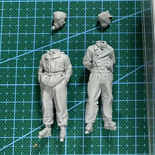 Комплект от фигури на служител на Танков корпус 1/35 на Втората световна война от смола, Умален модел от смола //