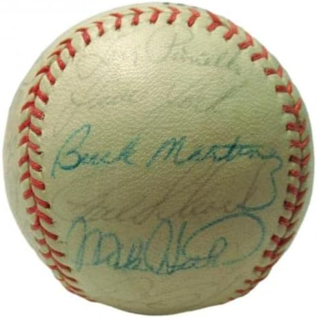 1971 Бейзбол екип KC Рояли С Автограф от Лемон Пиньеллы 23 Подпис - Бейзболни топки С Автографи