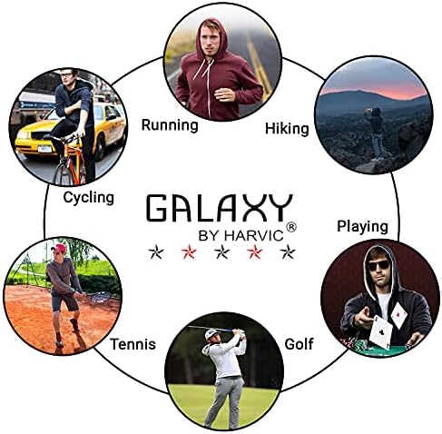 Мъжки спортен костюм Galaxy by Harvic с качулка на руното лигавицата и комплект за бягане