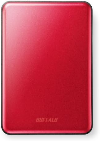 Преносим твърд диск Buffalo MiniStation Slim 500GB USB 3.0 - червен