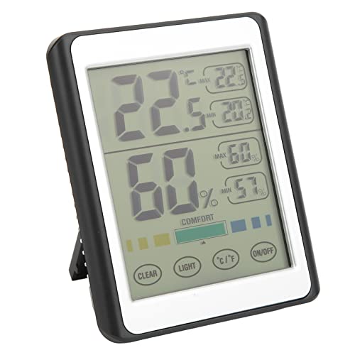 Термометър‑Влагомер CH-914, Измерване на температура и влажност на въздуха, Цифрова led Термометър за стая, Термометър със Сензорен