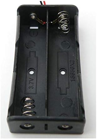 Пластмасова Кутия за съхранение на батерията за това на притежателя на батерии 3,7 В 18650 с Кабелни Изводи, Последователен