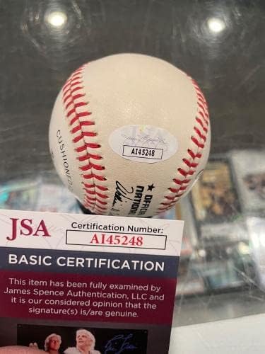 Бейзболни топки Preacher Roe Brooklyn Dodgers Single Signed Jsa Автентични - Бейзболни топки с автографи