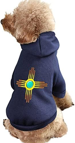 Качулки за домашни любимци Kostadin Sun Pueblo, Ню Мексико, Мек Топъл Пуловер за Кучета с Набивным Модел, Костюми за Домашни
