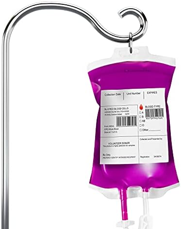Пакети за кръвта, за да напитки, MGparty 80 Опаковки, Опаковки за интравенозно приложение на Кръв за Украса на парти за