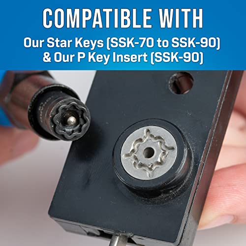 Набор от консервени ключове Jonard Tools SSK-876 Star Key, модел LC, LG, LB и LS
