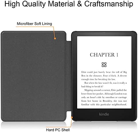 Калъф за всички нови Kindle 10-то поколение, издадени през 2019 г. - Не е подходящ за Kindle или Kindle Paperwhite Оазис, premium smart-калъф от изкуствена кожа с автоматичен режим на заспива