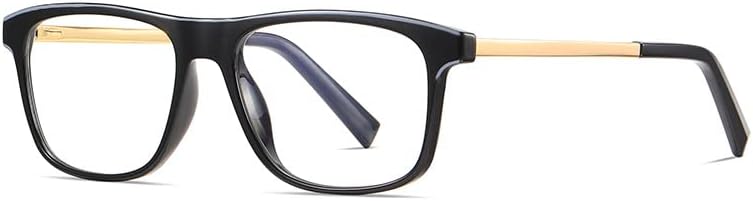 Очила за четене RESVIO за Женските Правоъгълни Кв. Ридеров Ръчно изработени Черен цвят