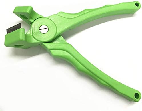 Скоба за Ръчни Инструменти, Ножици За пластмасови Ленти С V-образно деколте, Клещи С Разлика от 90 Градуса, Фланец Правоъгълна Скоба - Зелен
