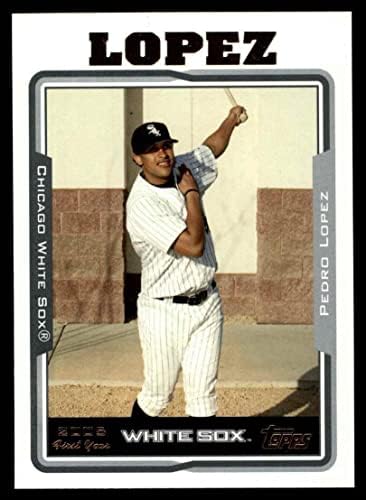 2005-Добрият # 251 Педро Лопес Чикаго Уайт Сокс (бейзболна картичка) NM/MT White Sox