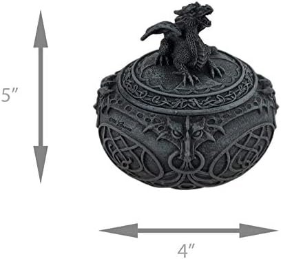 Ковчег за Украшения с покритие от камък Zeckos Дракон сферичен