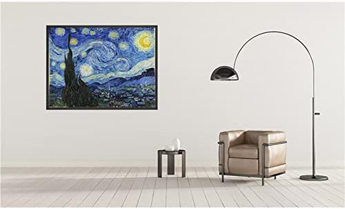 Ван Гог Платно Стенно Изкуство Звездна Нощ Плакат - Известните Художествени Щампи Картини за Офис Начало Декор на Стени