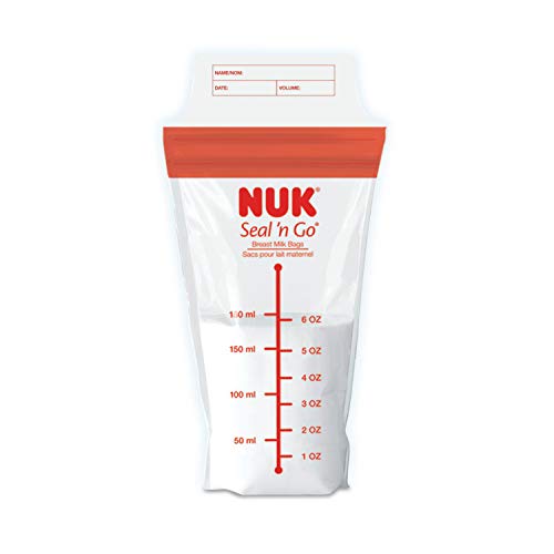 Торбички за кърма NUK Simply Natural Seal ' n ' Go, 100 карата