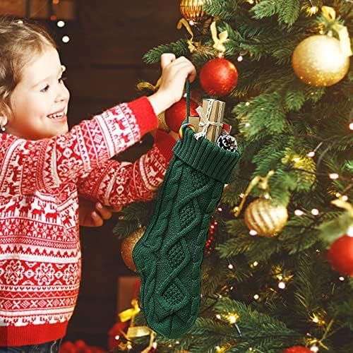 Манто Класически Чорапи, Коледни Чорапи, Коледни Възли Домашни с Големи Коледни Висят Чулками Подаръци Бижута