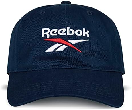 Средно извити шапка Reebok с дышащим дизайн [Ree] с цикличен вектора логото на 6 панели