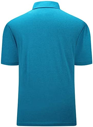 V VALANCH Мъжки Поло Риза за Голф С Къс ръкав, Влагоотводящая Катионная Риза, Ежедневни Спортни Тенис Риза