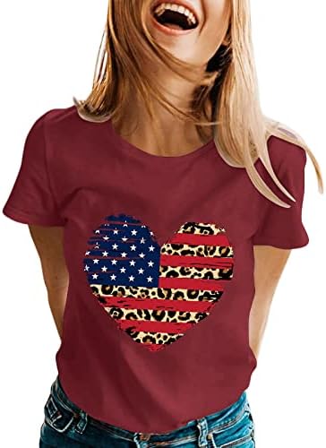 Тениска с ръкав MIASHUI, Външна Търговия, Европейския и Американския Ден на Независимостта, Ежедневни Тениска