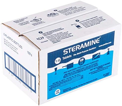 Edwards-Counselor S150E48 Хапчета дезинфектант с стерамином (Sanitabs) по 150 грама във флакона - опаковка от 6