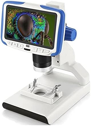 ZLXDP 200X Дигитален Микроскоп 5 Дисплей Видео Микроскоп Електронен Микроскоп Истински Научен Биологичен Инструмент